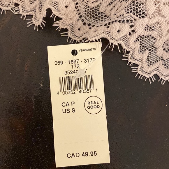 Aerie Eyelash Lace Padded Plunge Bralette -NWT - Picture 7 of 10